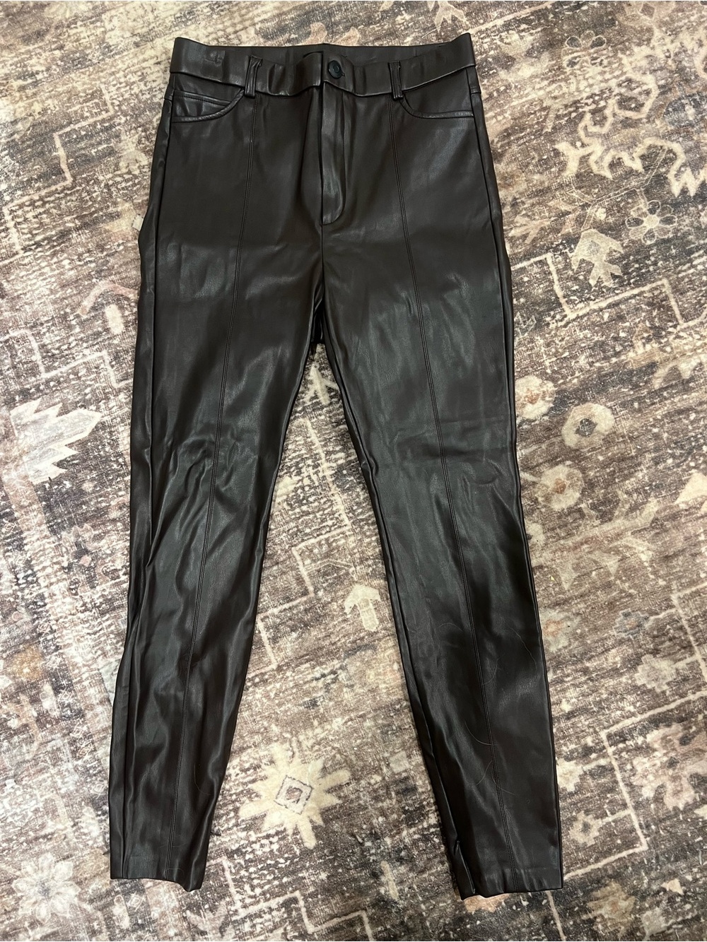 Zara leather pants